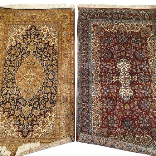 Hero shot — Handmade Handknotted Rugs & Zari Jewel Carpets